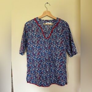 Vineyard Vines Star Patterned Shirt - Blue, Red, White